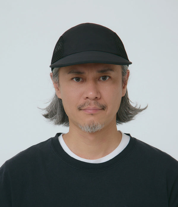 parr "side mesh spoon bill cap" Black