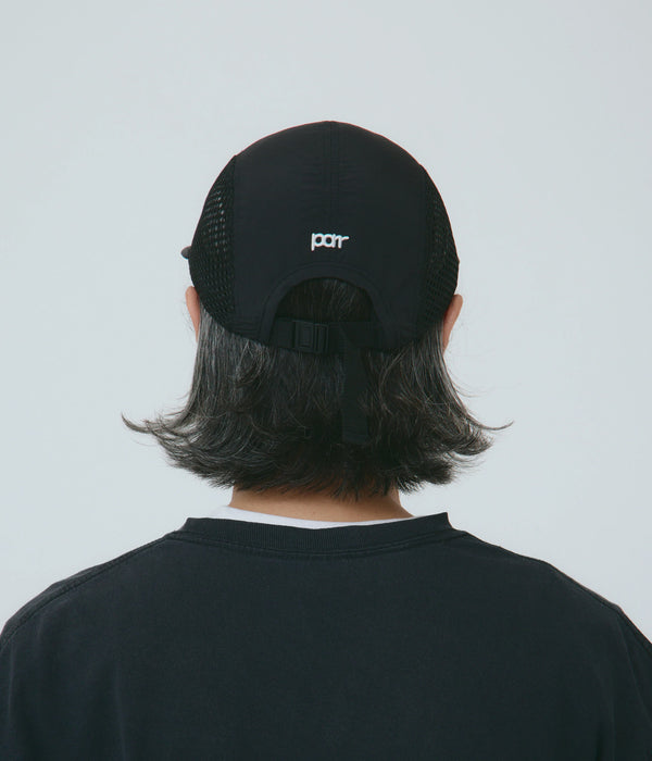 parr "side mesh spoon bill cap" Black