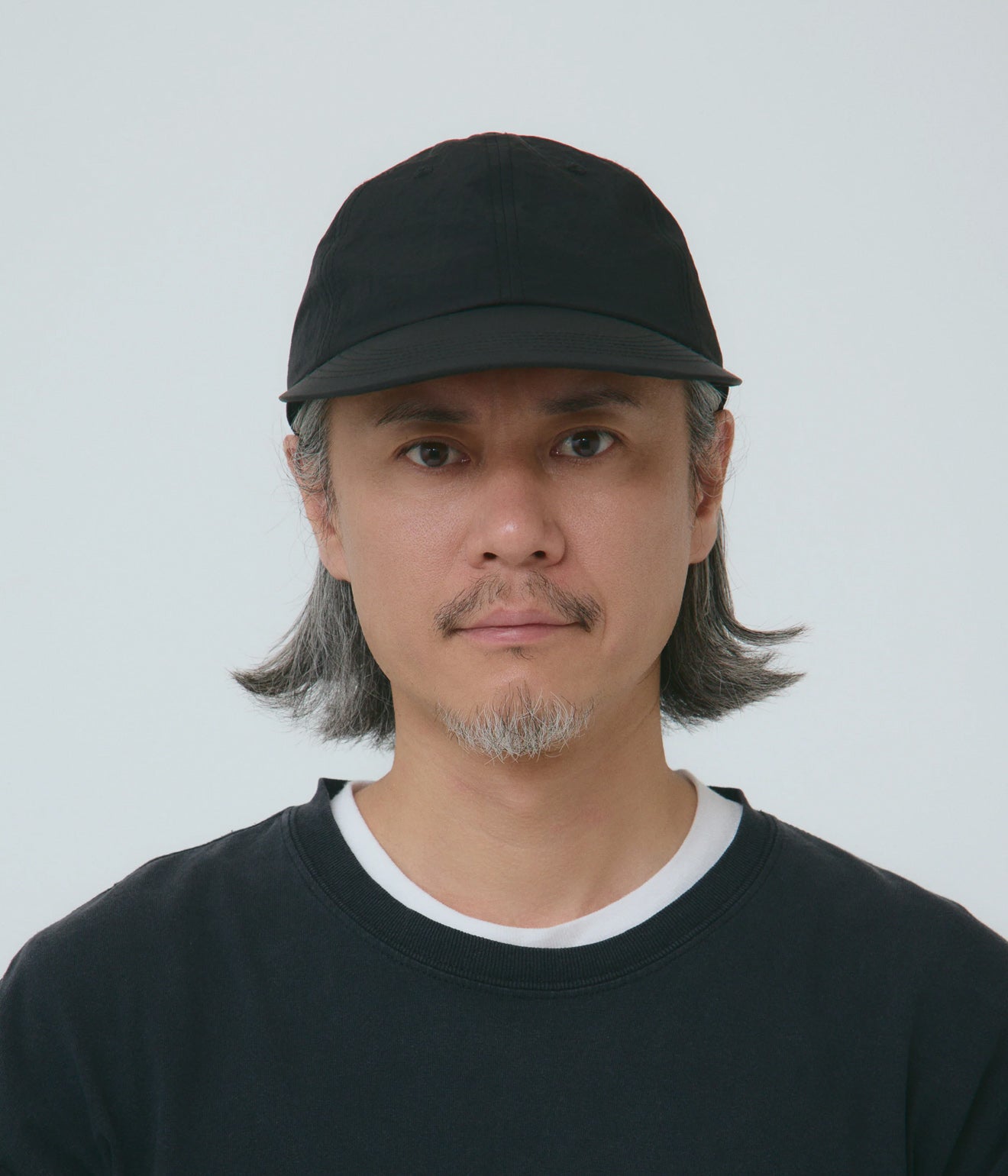 parr "6 panels spoon bill cap" Black