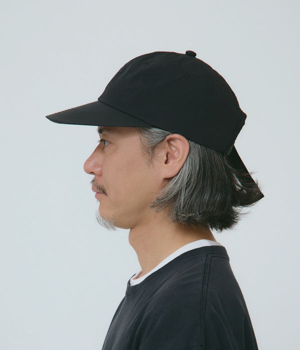 parr "6 panels spoon bill cap" Black