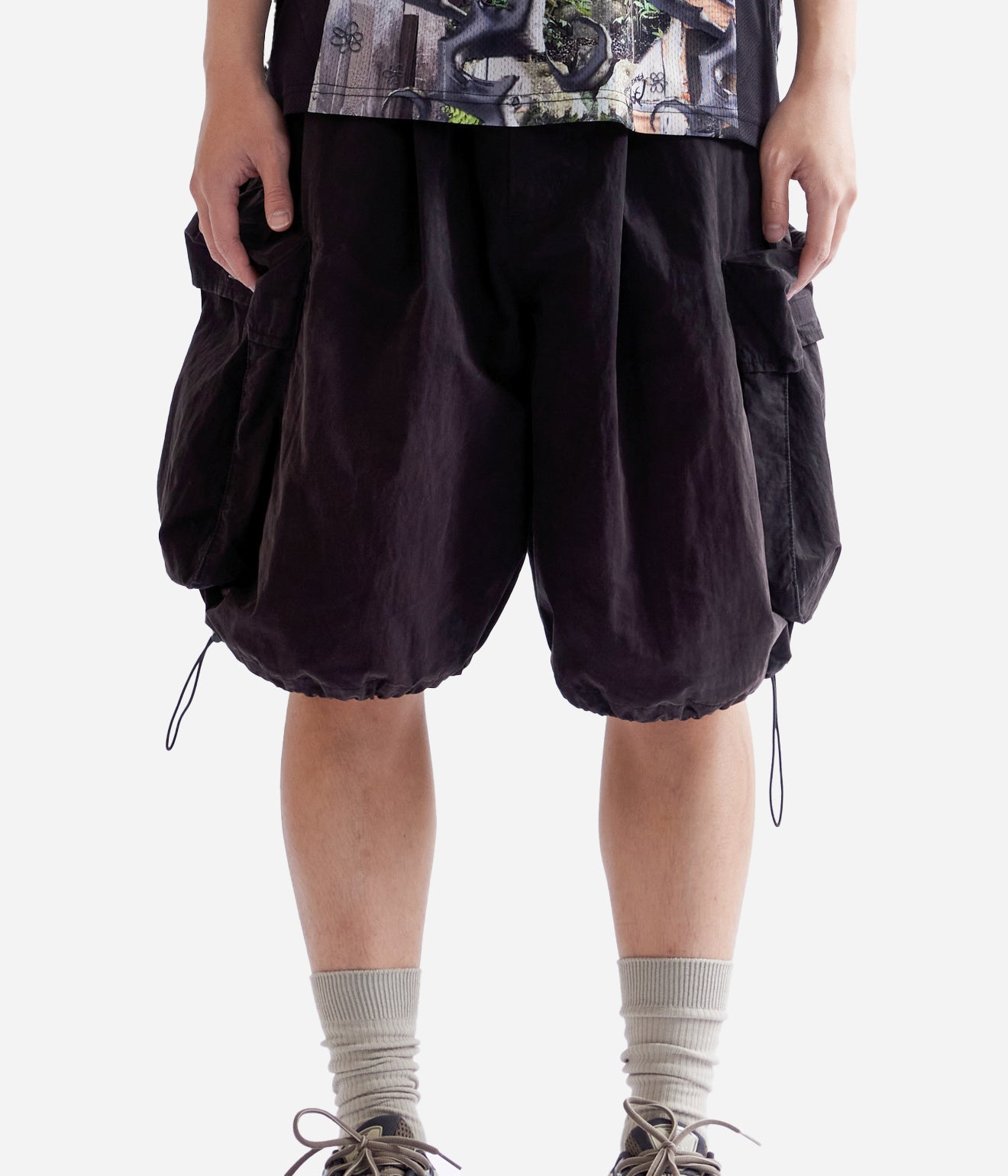 P.A.M. "LUNACY CHOW SHORTS" BLACK