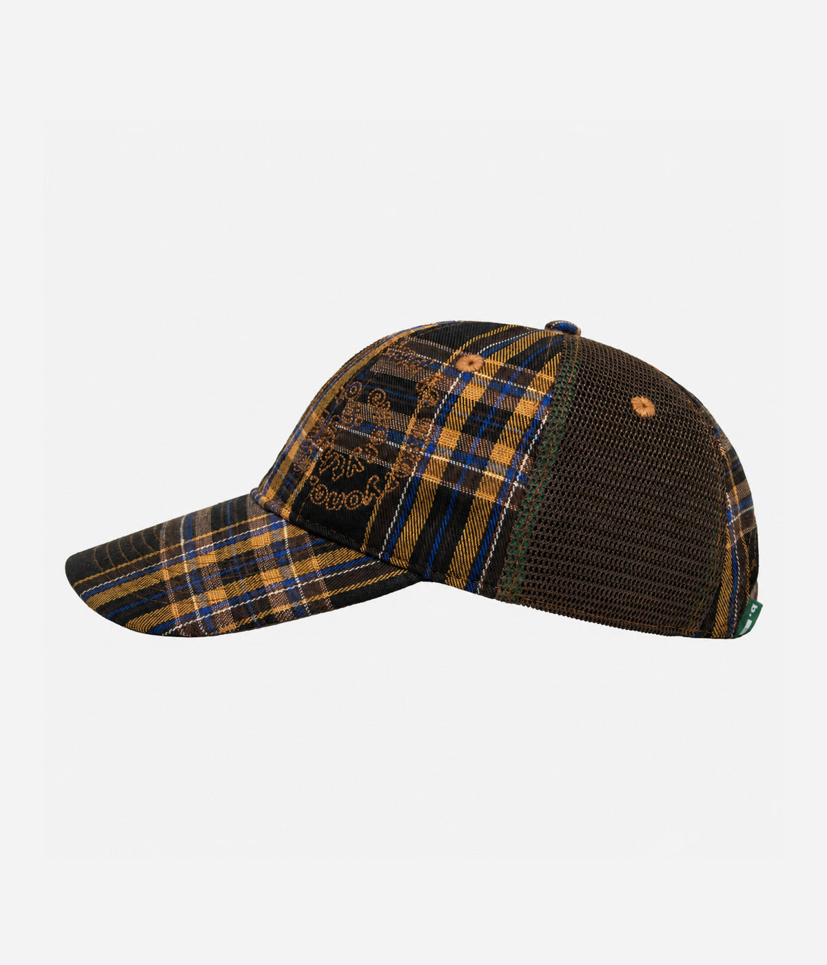 b.Eautiful "B-Turn Low Profile Hat" Brown Plaid