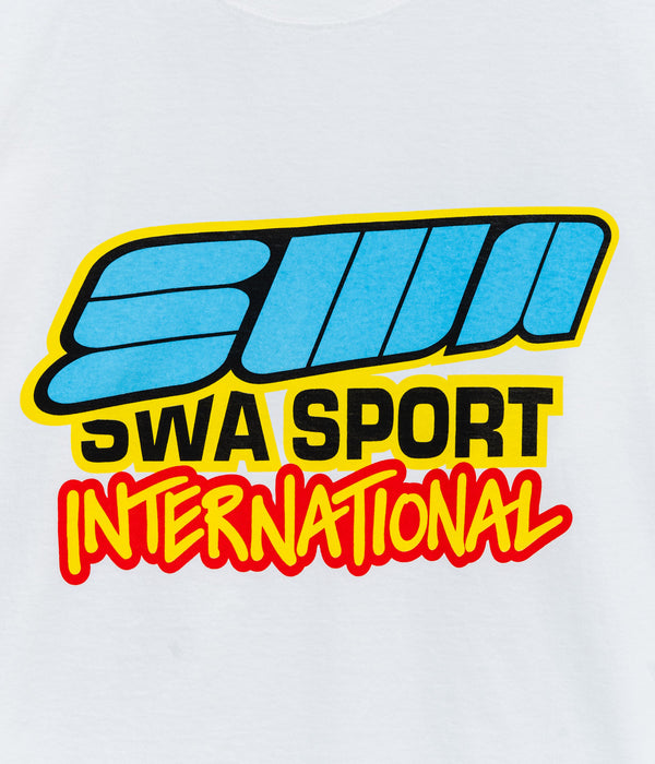 STUDIO WEAREALLANIMALS "SWA Sport L/S T-SHIRT" WHITE