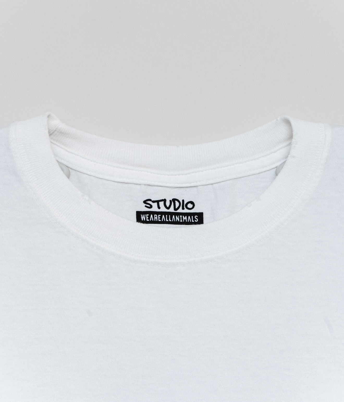 STUDIO WEAREALLANIMALS "SWA Sport L/S T-SHIRT" WHITE