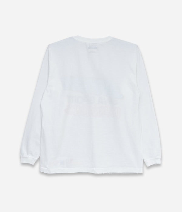 STUDIO WEAREALLANIMALS "SWA Sport L/S T-SHIRT" WHITE