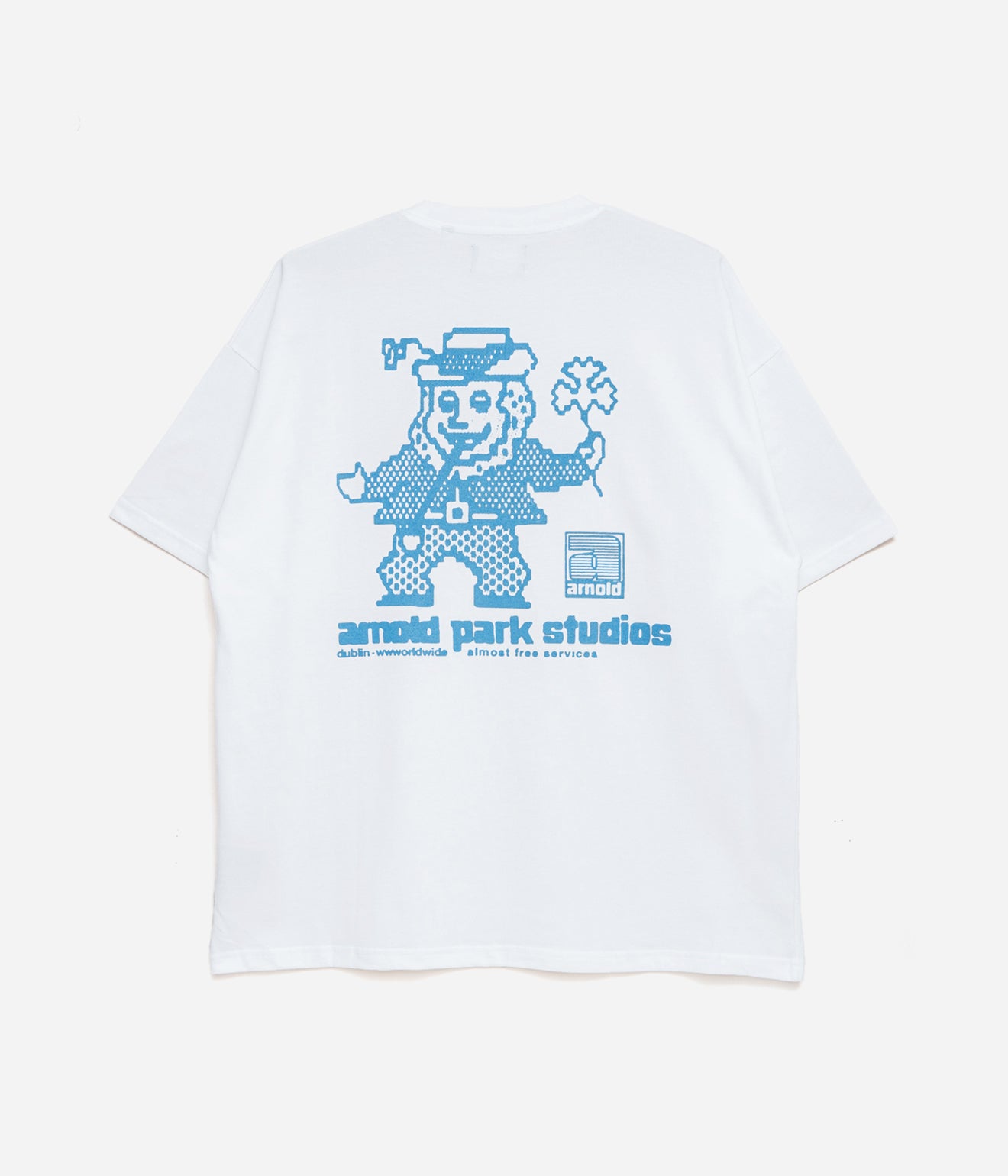 Arnold Park Studios "LEPRECHAUN SHORT SLEEVE" WHITE