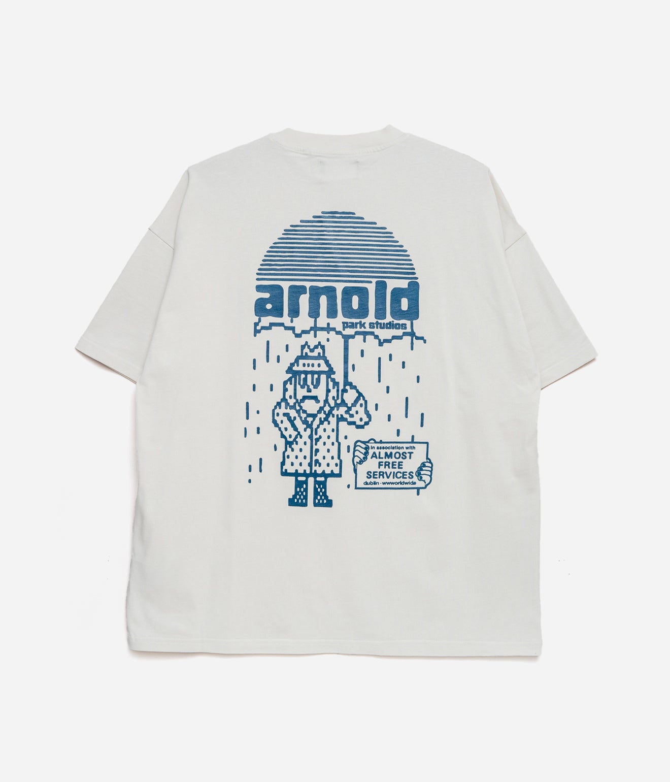 Arnold Park Studios "RAIN MAN SHORT SLEEVE" ANTIQUE WHITE