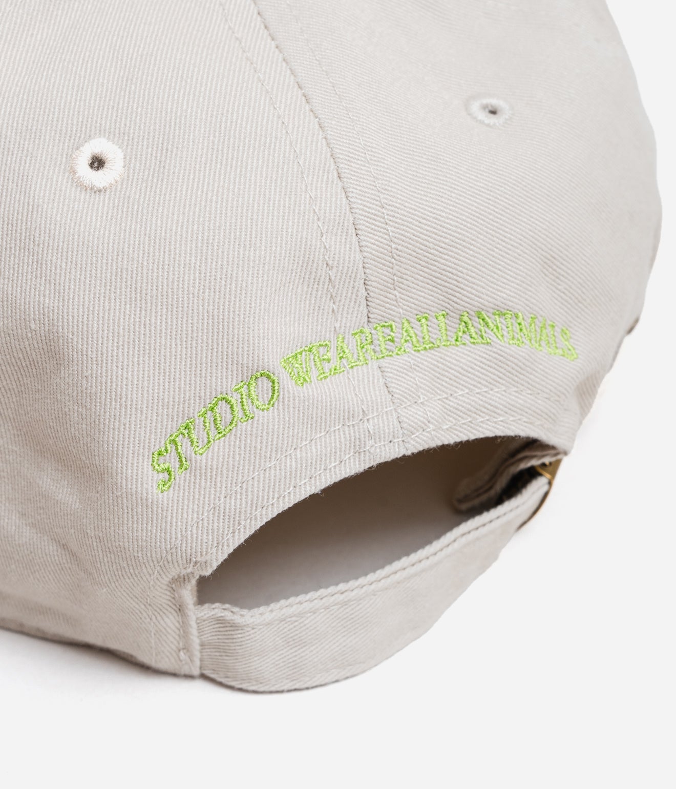 STUDIO WEAREALLANIMALS "Script Logo Cap" PUTTY