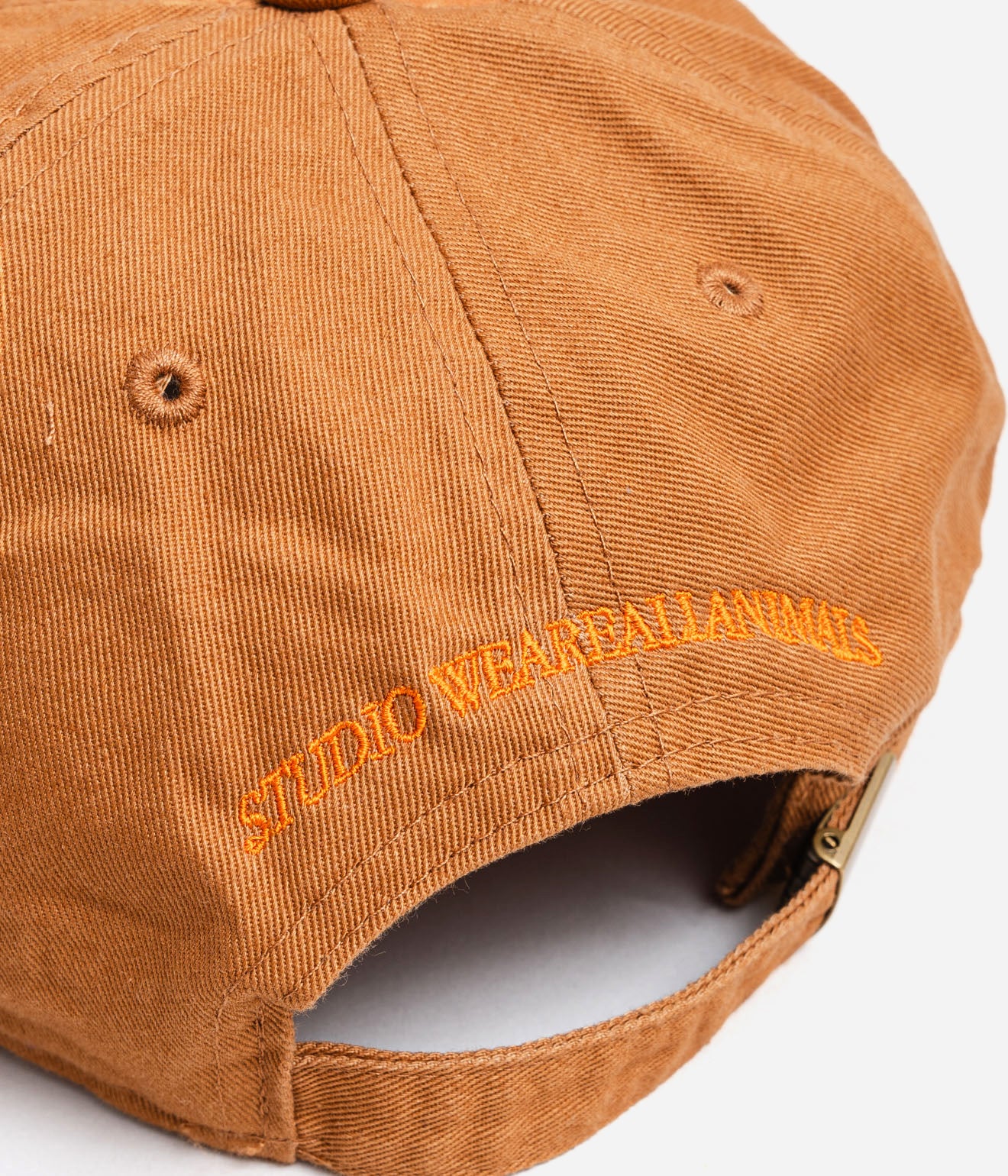 STUDIO WEAREALLANIMALS "Script Logo Cap" COPPER