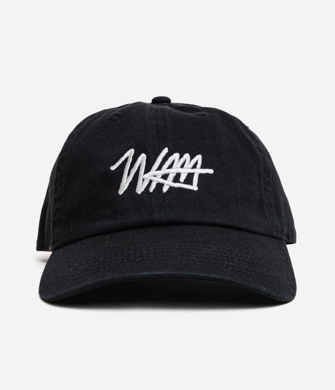 STUDIO WEAREALLANIMALS "Script Logo Cap" BLACK