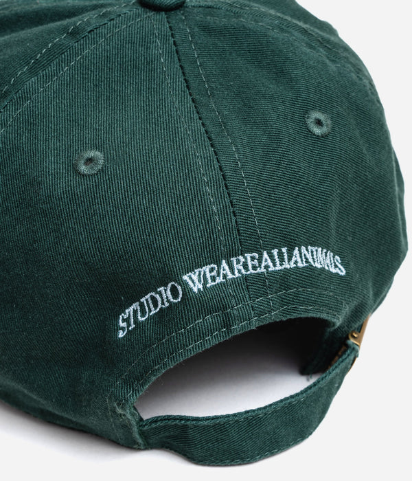 STUDIO WEAREALLANIMALS "Script Logo Cap" GREEN