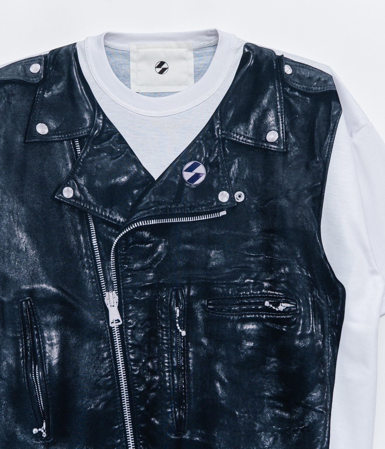 THE SALVAGES "MOTO REAL LIES OS T-SHIRT" WHITE