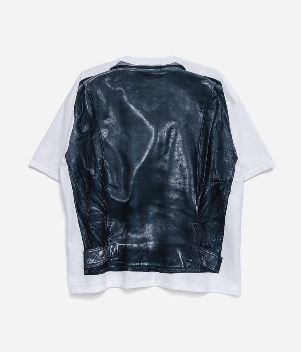 THE SALVAGES "MOTO REAL LIES OS T-SHIRT" WHITE