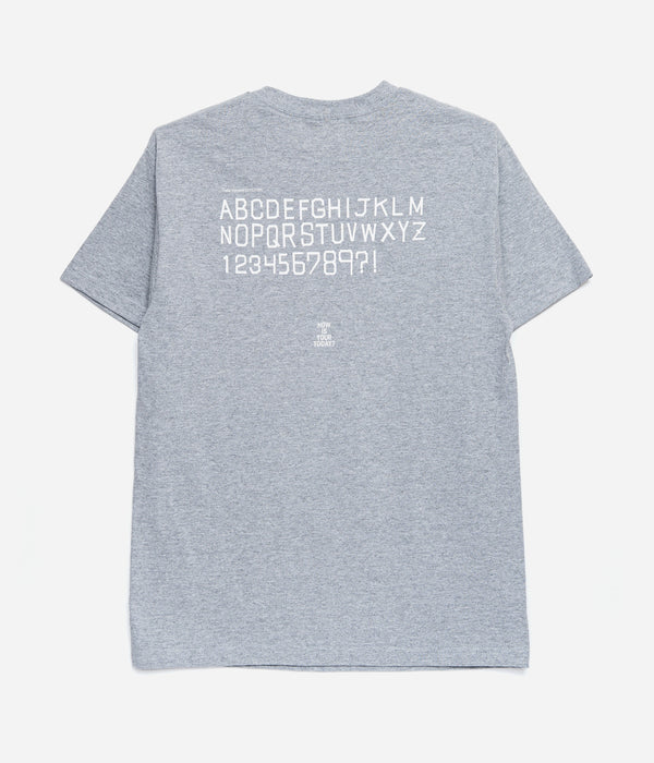 TODAY edition "TODAY" SS Tee GRAY