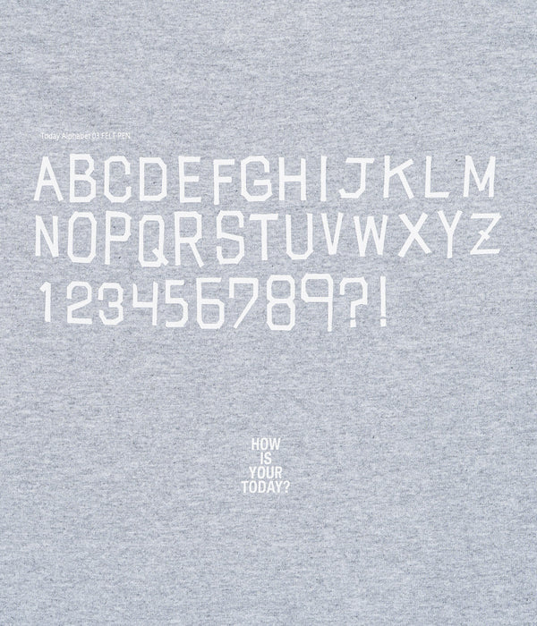 TODAY edition "TOMORROW" SS Tee GRAY