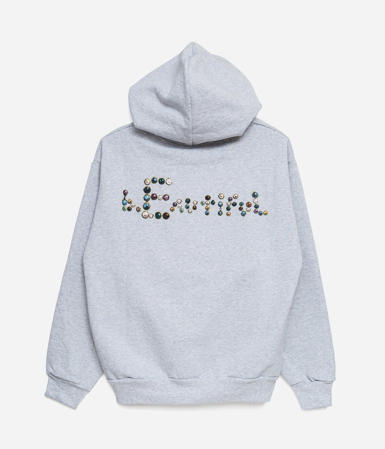 b.Eautiful "Jewel Hoodie" Heather Grey