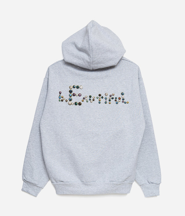 b.Eautiful "Jewel Hoodie" Heather Grey