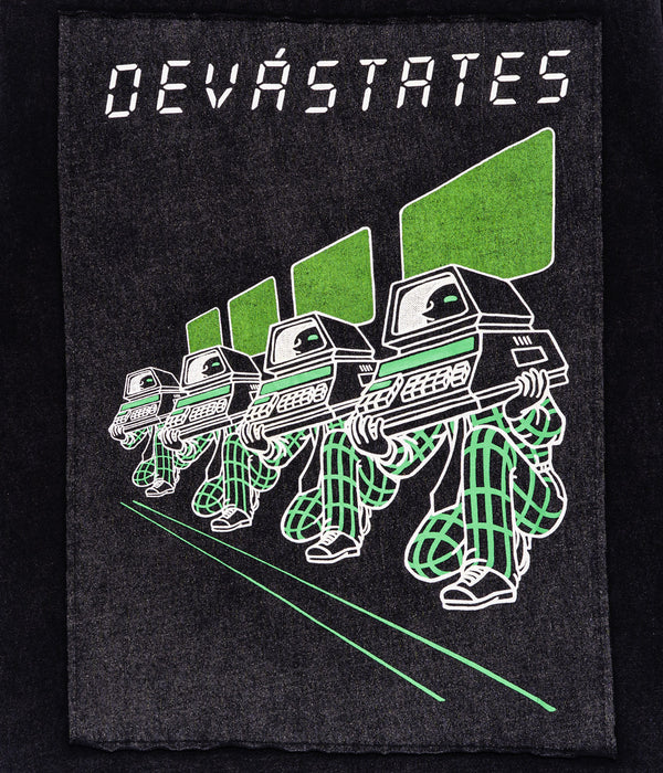 DEVÁ STATES "COMPUTE L/S GFX T-Shirt" Black