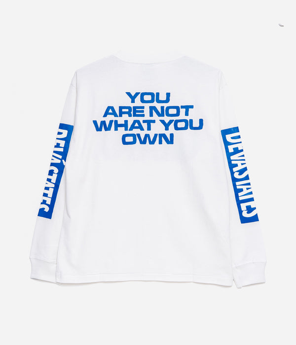 DEVÁ STATES "AVARICE L/S GFX T-Shirt" White