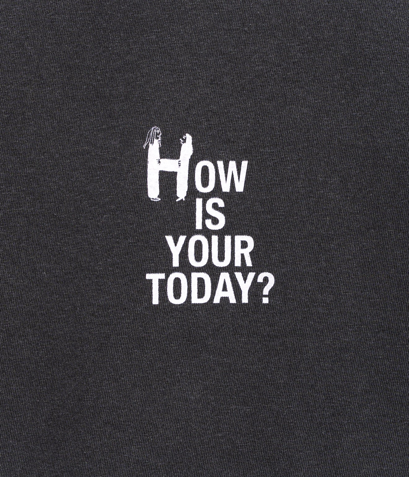 TODAY edition "YEAH LS Tee" CHARCOAL