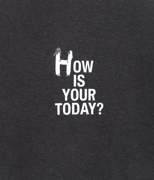TODAY edition "YEAH LS Tee" CHARCOAL