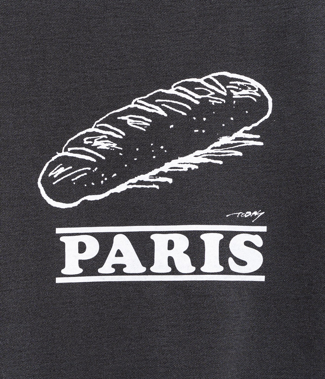 TODAY edition "Meal and City #03 CN Sweat" CHARCOAL