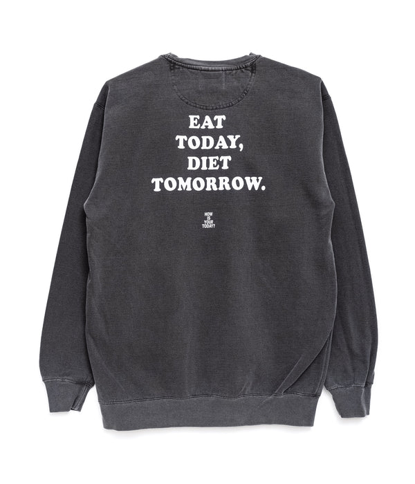 TODAY edition "Meal and City #03 CN Sweat" CHARCOAL