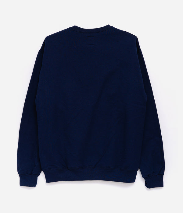 LOOSEJOINTS "ED DAVIS - 'PARA TODO MAL, MEZCAL' CREW NECK" NVY