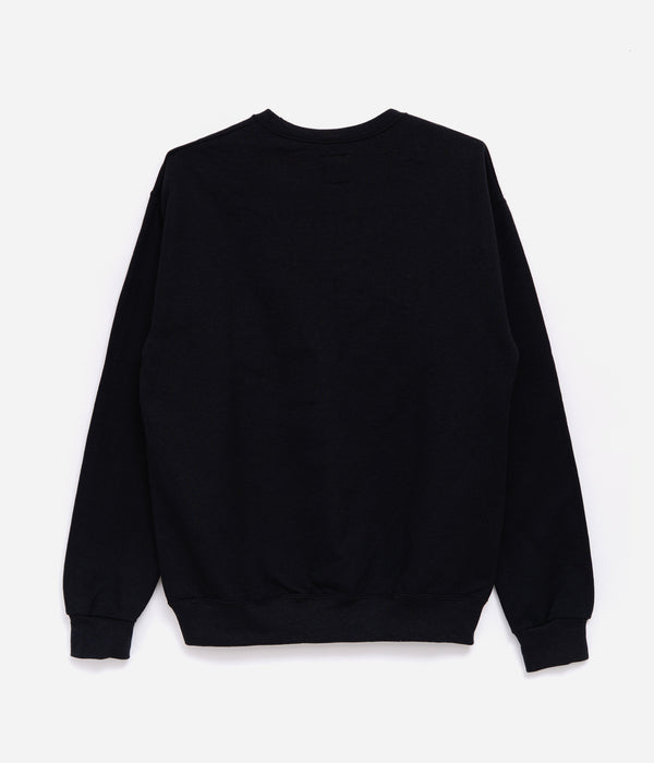 LOOSEJOINTS "ED DAVIS - 'PARA TODO MAL, MEZCAL' CREW NECK" BLK