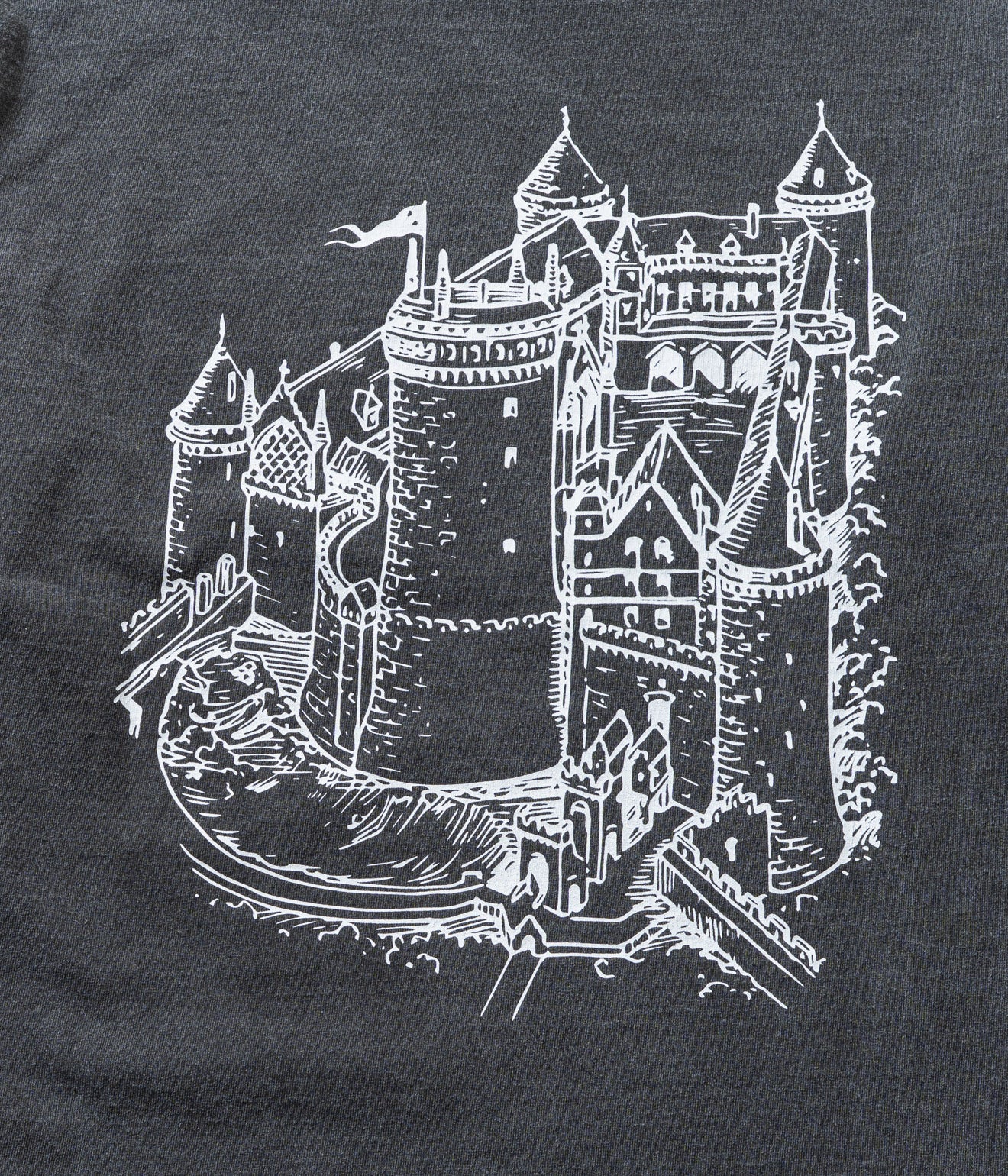 STUDIO ANIMALS “Dreamland” L/S T-Shirt Faded Black