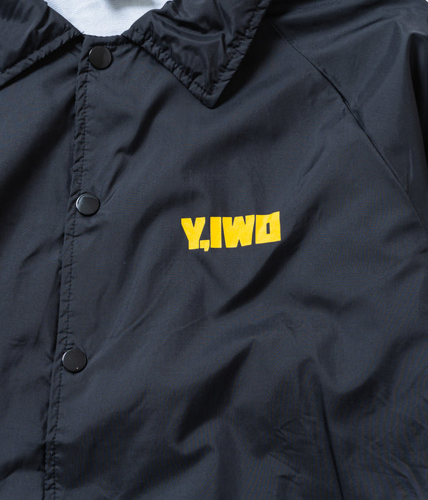 Y,IWO "Big Boy Club Coaches Jacket" Black/Gold