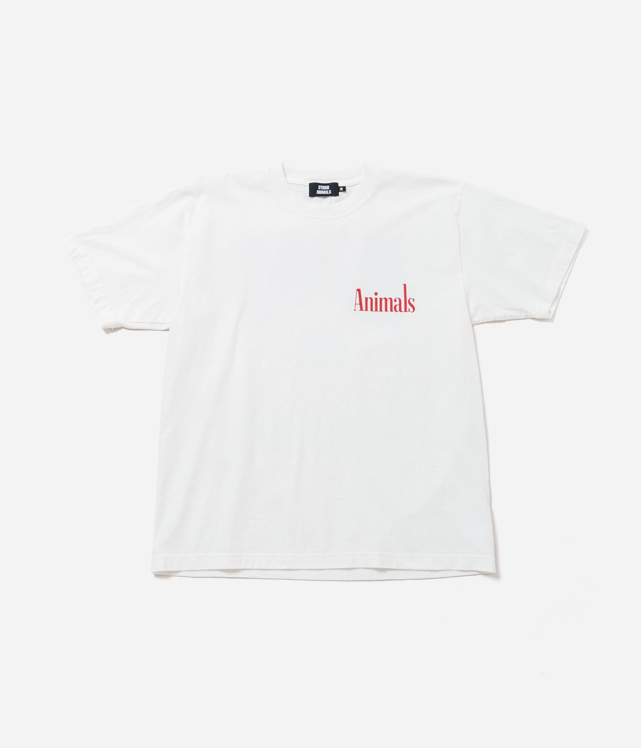 STUDIO ANIMALS “Smoking” T-Shirt Natural