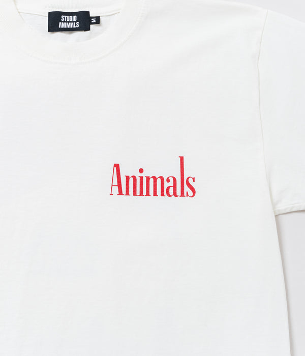 STUDIO ANIMALS “Smoking” T-Shirt Natural