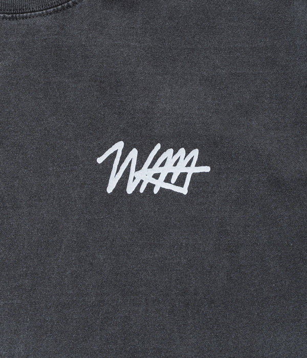 STUDIO ANIMALS “Script Logo” T-Shirt Faded Black