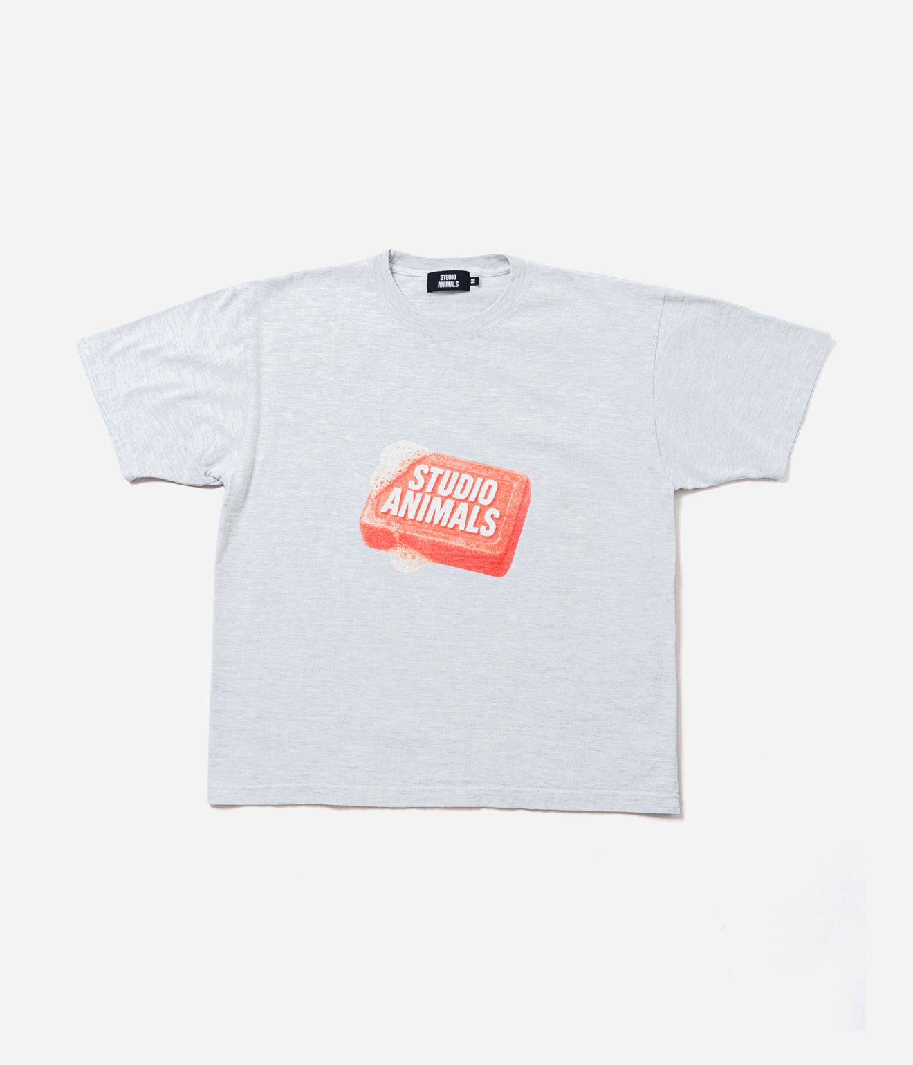 STUDIO ANIMALS “Soap” T-Shirt Ash