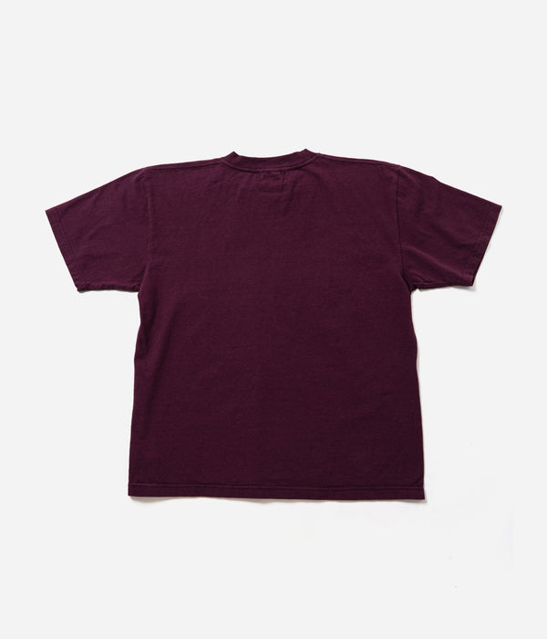 STUDIO ANIMALS “Inverted Arch” T-Shirt Burgundy