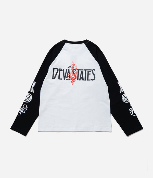 DEVÁ STATES "LS Raglan Tshirt - JIMMY" Black