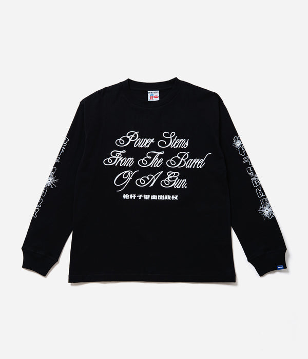DEVÁ STATES "GFX L/S Tshirt - DEFUNCT" Black
