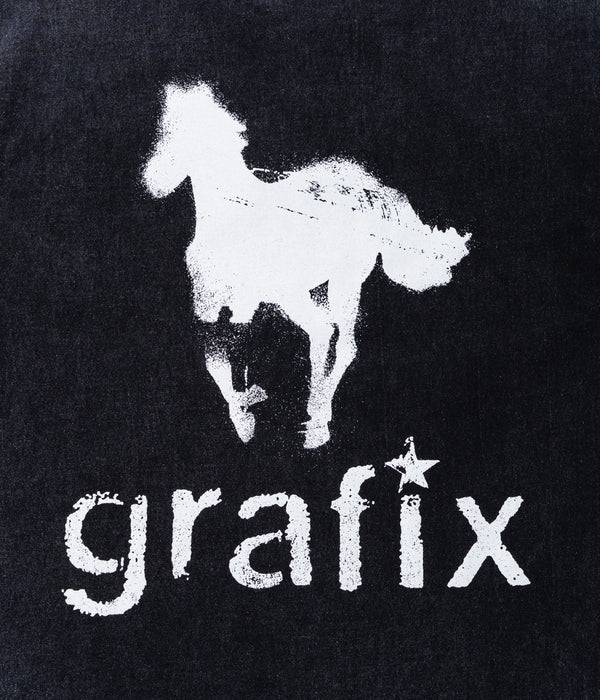 DEVÁ STATES "GFX Tshirt - DASH" Washed Black