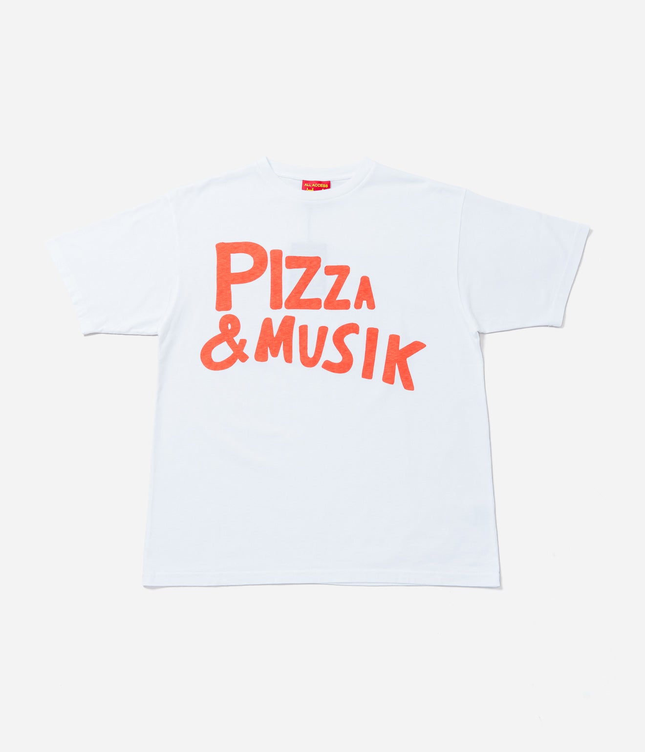 Public Possession"Pizza & Musik" T-Shirt White