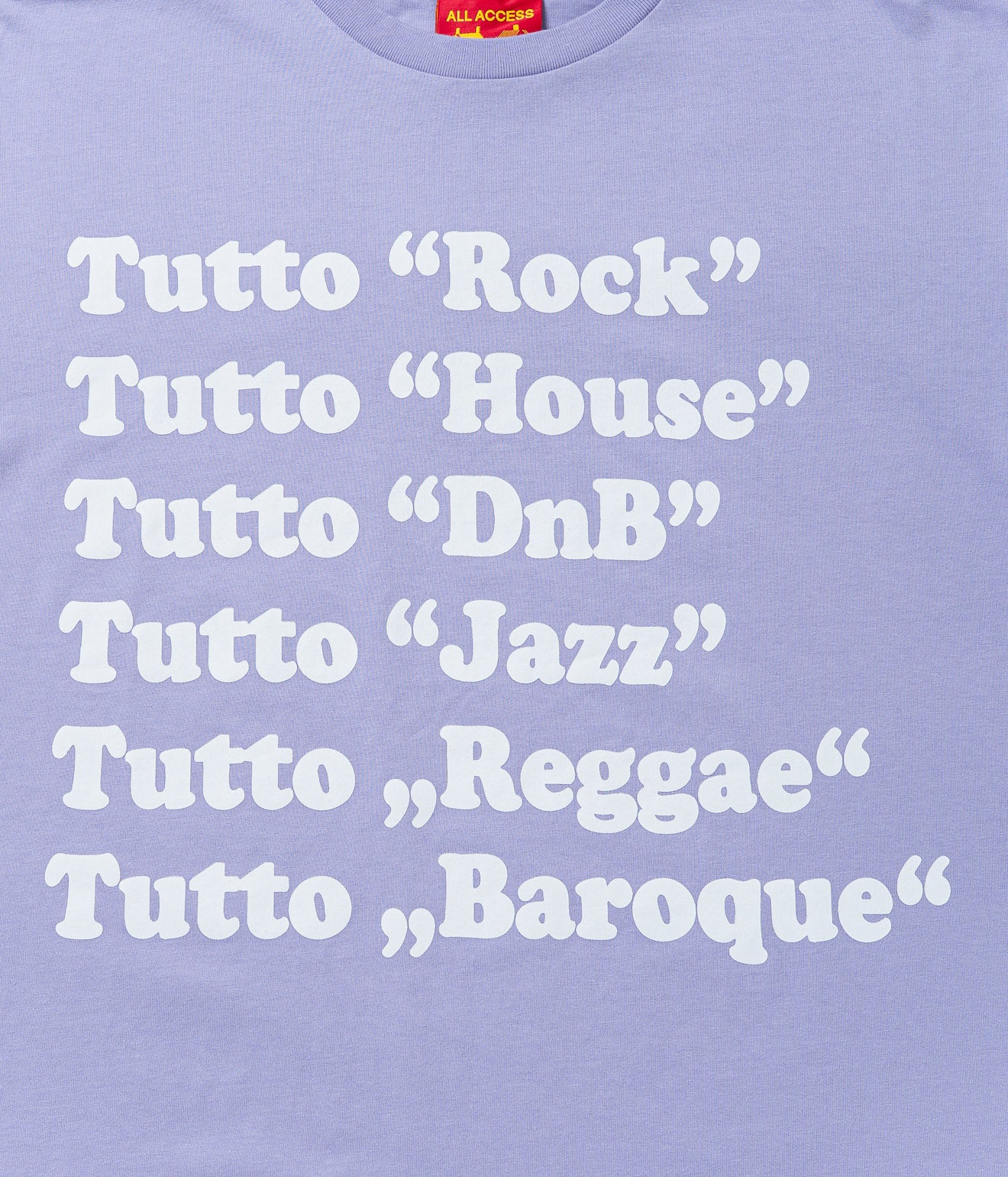Public Possession "Tutto Musik" T-Shirt Light Violette