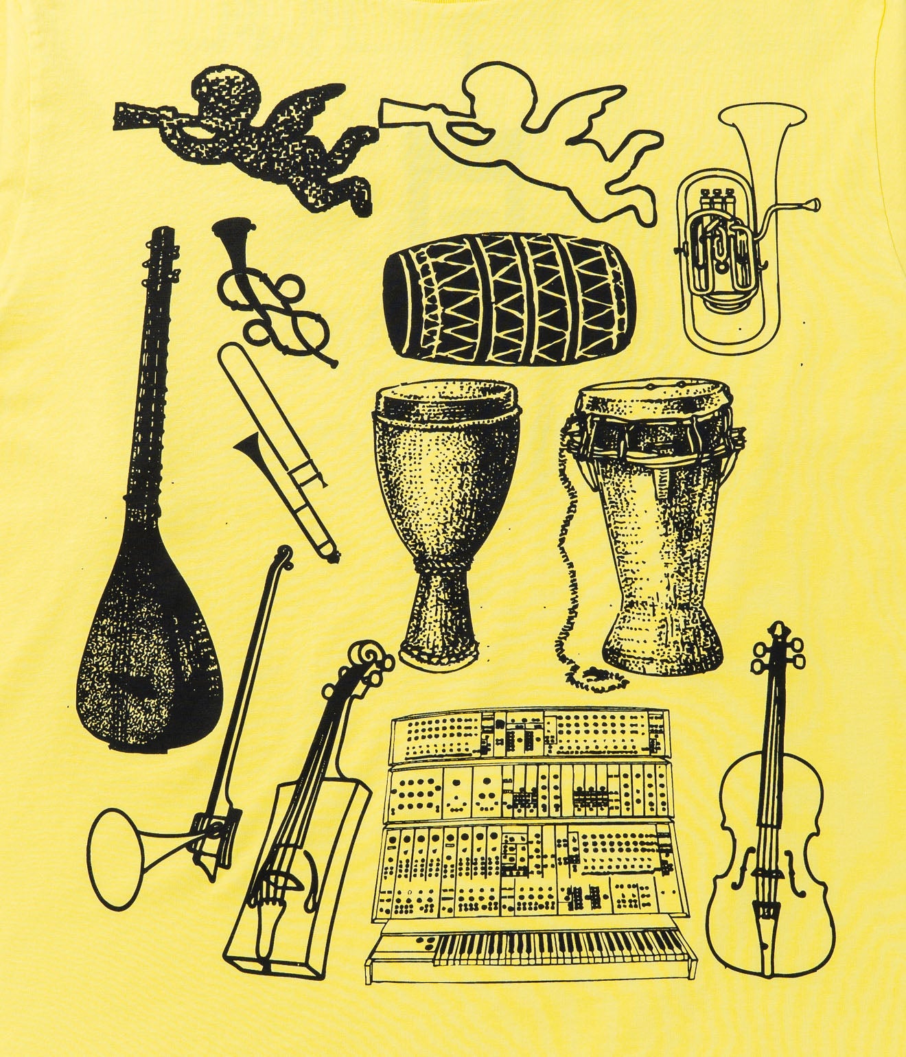 Public Possession "Musikinstrumente" Longsleeve Bright Yellow