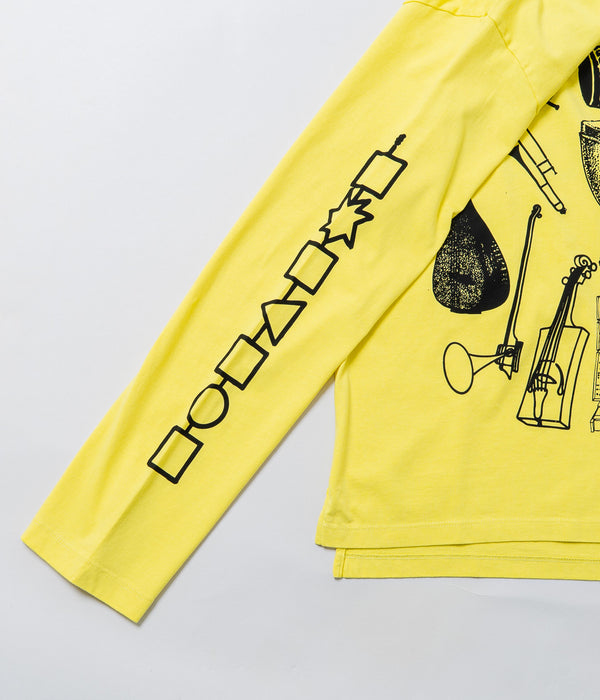 Public Possession "Musikinstrumente" Longsleeve Bright Yellow