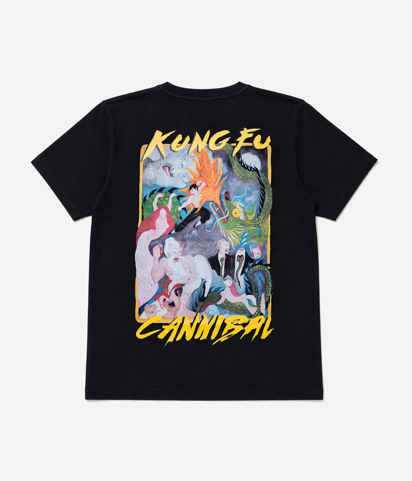 ENDLESS JOY "KUNG FU CANNIBAL BLACK T-SHIRT"