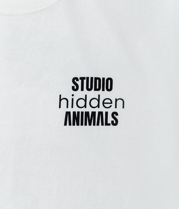 STUDIO ANIMALS × Studio-hidden “HOW TO MAKE” S/S T-Shirt Natural
