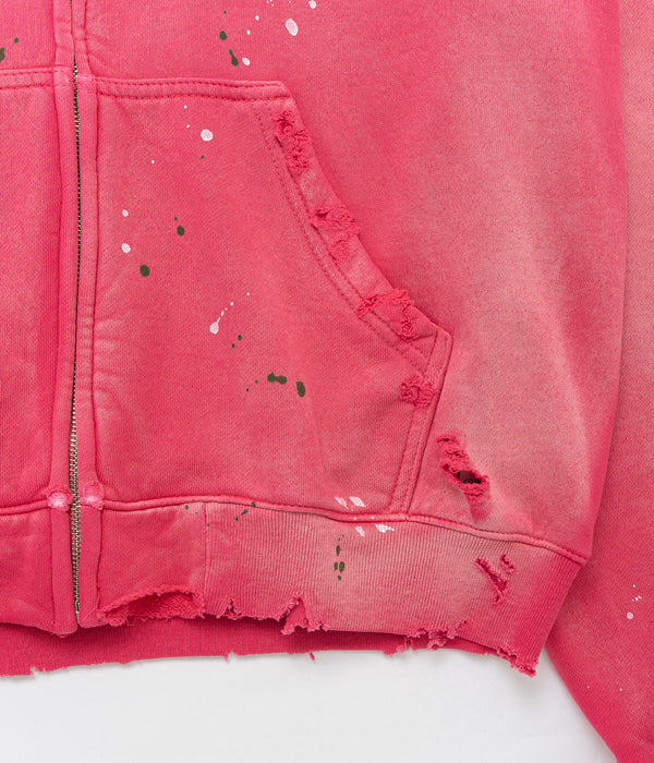 STUDIO ANIMALS ×MOOJIMOOJI “Animals Letter” Hoodie Red