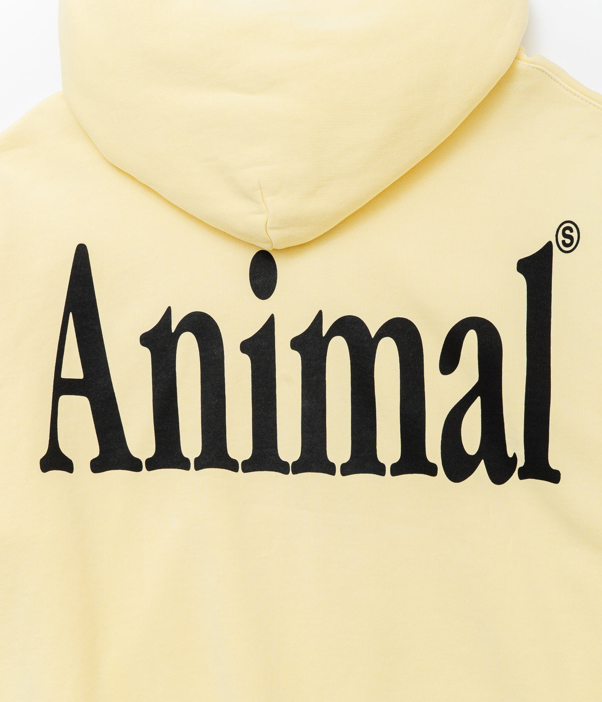 STUDIO ANIMALS ×MOOJIMOOJI “Animals Letter” Hoodie Yellow