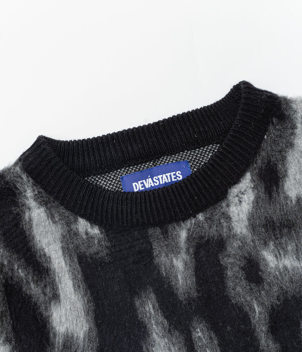 DEVÁ STATES "Brushed Knit Sweater -BARK-" Black