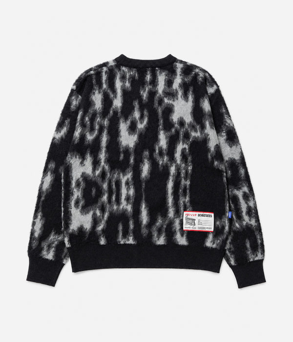 DEVÁ STATES "Brushed Knit Sweater -BARK-" Black