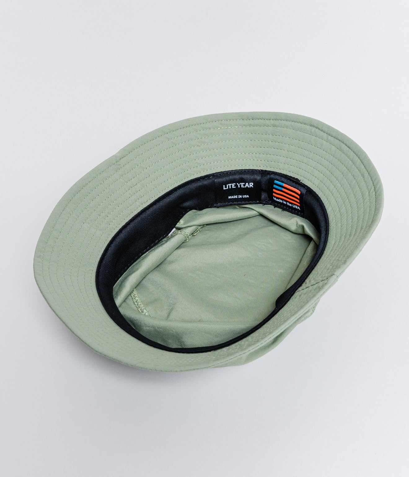 LITE YEAR "Nylon Twill Weather Cloth Bucket Hat" Army Green